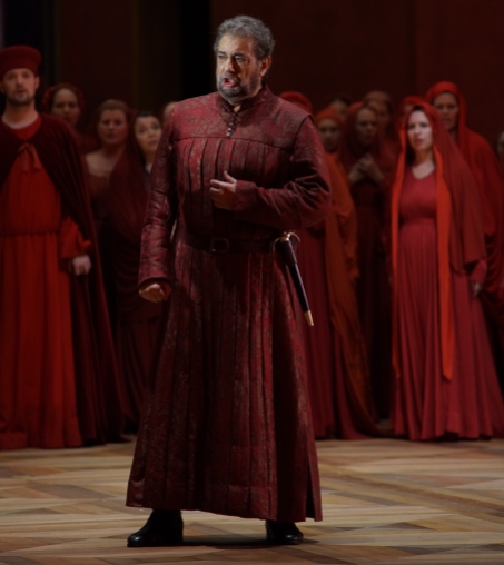 Plácido Domingo, Il conte di Luna a Il Trovatore, Salzburg 2014 © Salzburger Festspiele / Forster