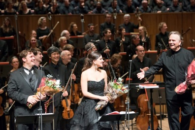 Joyce El-Khoury (Pauline), Michael Spyres (Polyeucte), Sir Mark Elder (conductor) Foto c-russell-duncan