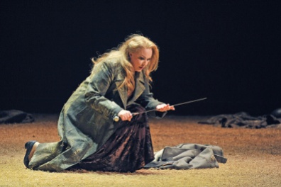 Iréne Theorin (Brünnhilde) a Siegfried. Gran Teatre del Liceu Fotografia ® A Bofill