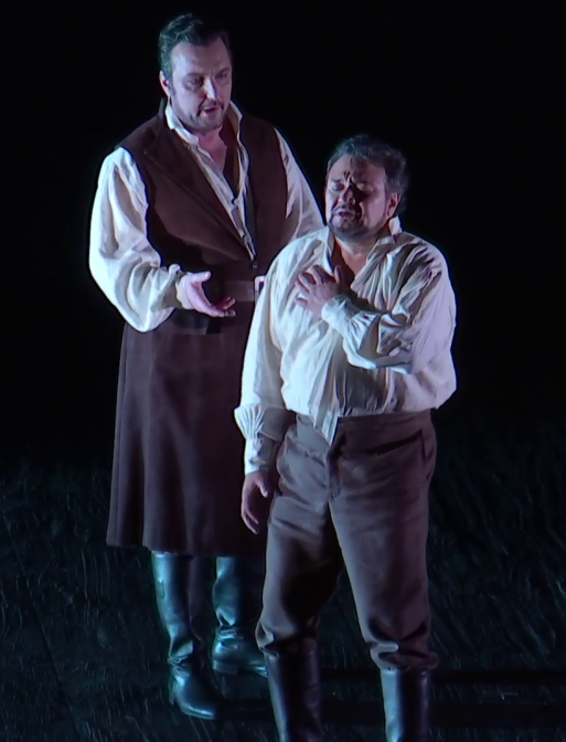 Lodocic Tézier i Ramon Vargas a Don Carlo (Staatsoper de Viena 2016)