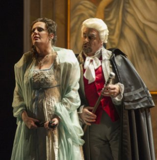 Eva Maria Westbroek i Carlos Álvarez a Tosca al Teatro Colón Fotografia Máximo Parpagnoli: