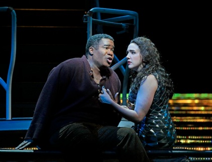 Eric Owens and Susanna Phillips star in Kaija Saariaho’s “L’Amour de loin” at the Metropolitan Opera. Photo: Ken Howard